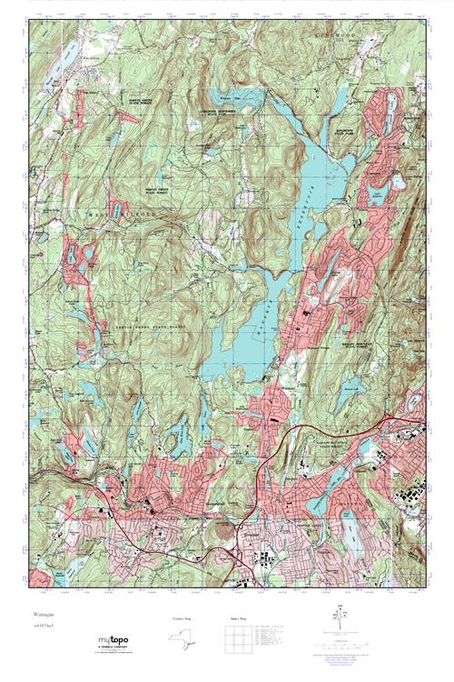 MyTopo Wanaque, New Jersey USGS Quad Topo Map