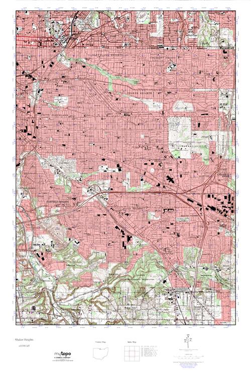 Shaker Heights Zip Code Map Map of world