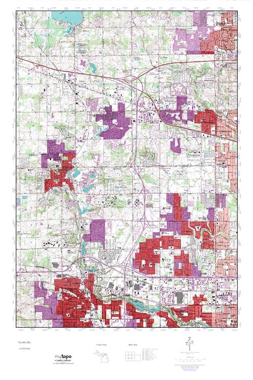 Northville Mi Zip Code Map United States Map