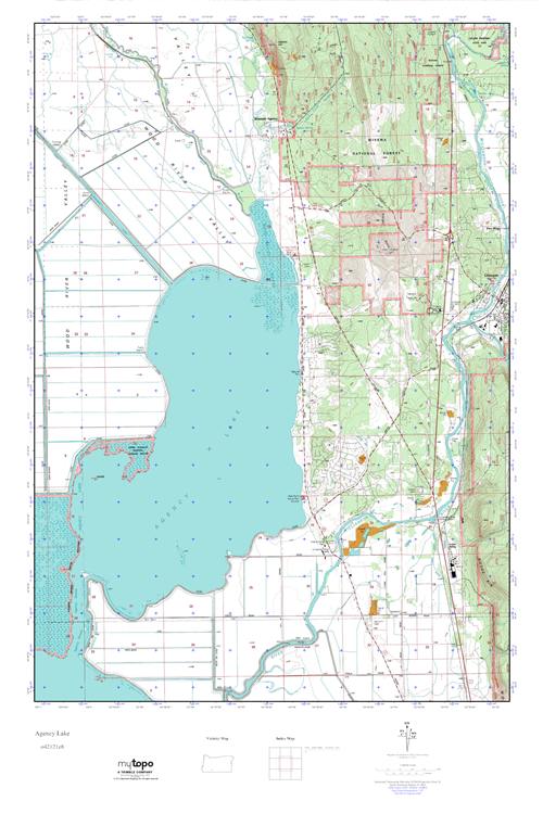 MyTopo Agency Lake Oregon USGS - O42121e8 
