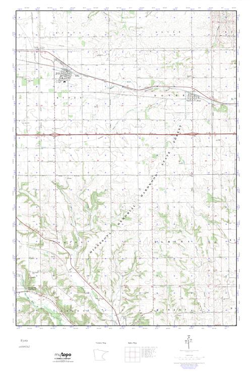 MyTopo Eyota, Minnesota USGS Quad Topo Map