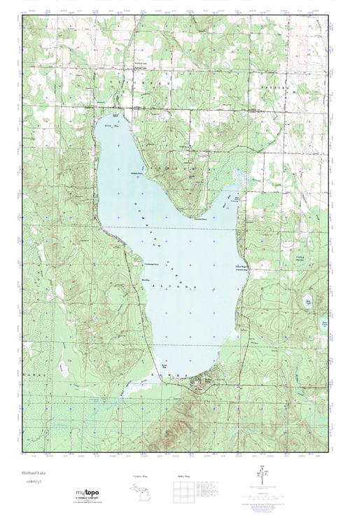 mytopo-hubbard-lake-michigan-usgs-quad-topo-map