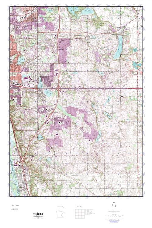 MyTopo Lake Elmo, Minnesota USGS Quad Topo Map