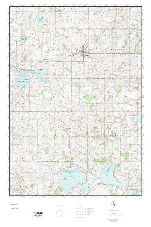 MyTopo Lonsdale, Minnesota USGS Quad Topo Map