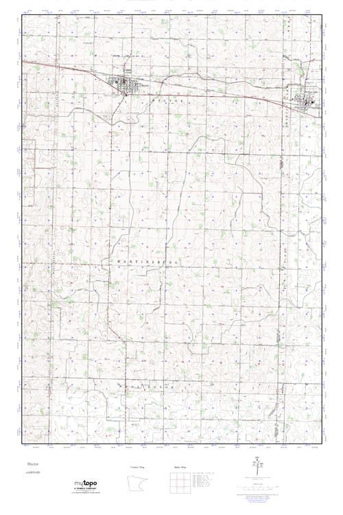 MyTopo Hector, Minnesota USGS Quad Topo Map