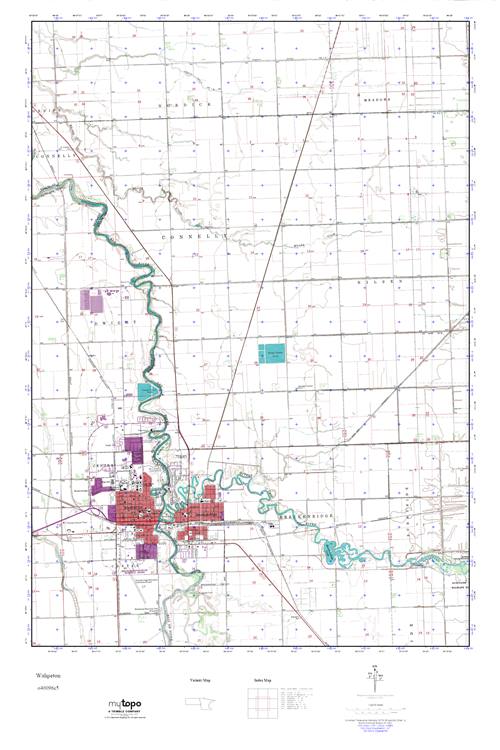 MyTopo Wahpeton, North Dakota USGS Quad Topo Map