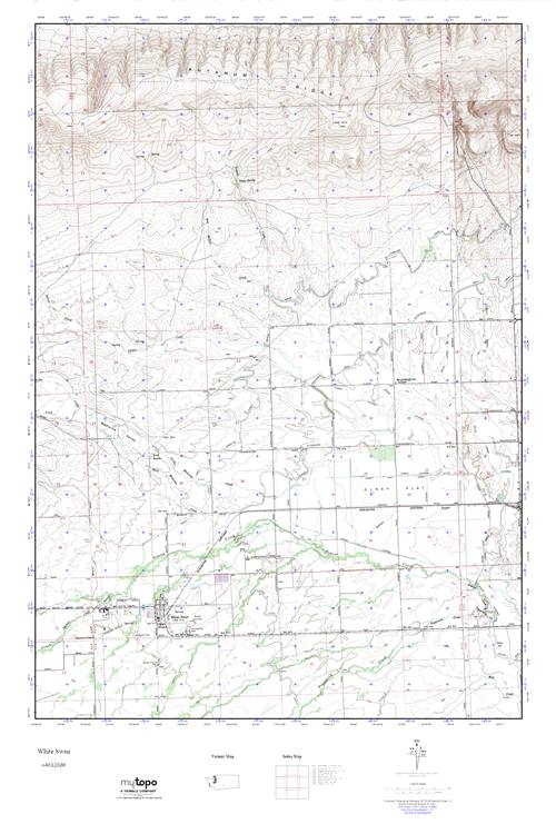 MyTopo White Swan, Washington USGS Quad Topo Map