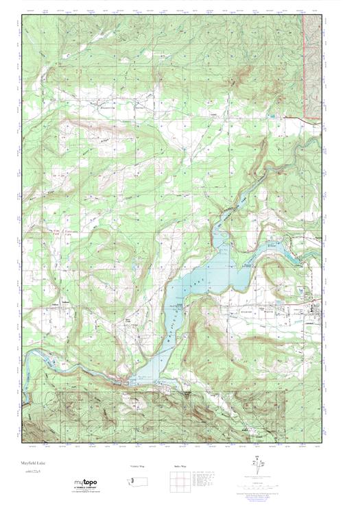 Mayfield Lake Campground Map