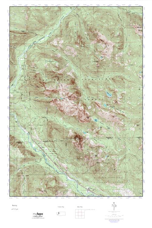 MyTopo Baring, Washington USGS Quad Topo Map