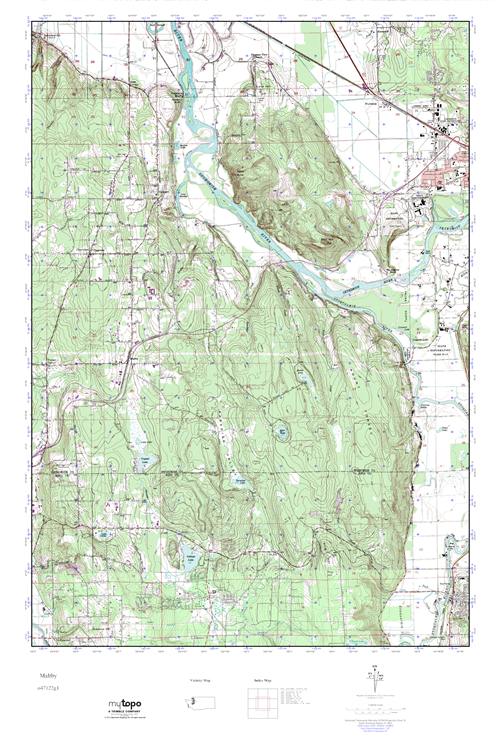 MyTopo Maltby, Washington USGS Quad Topo Map