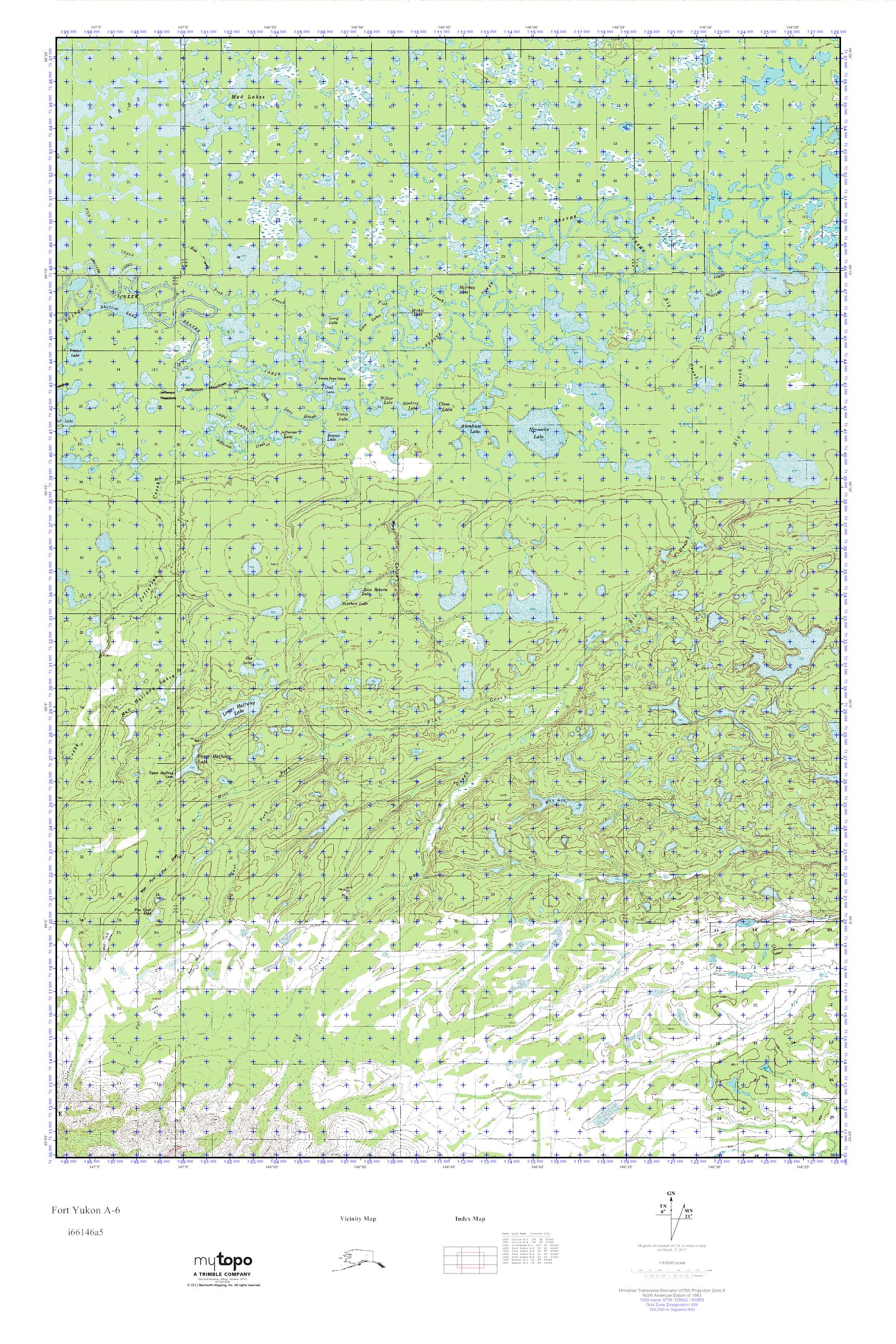 Fort Yukon Alaska Map
