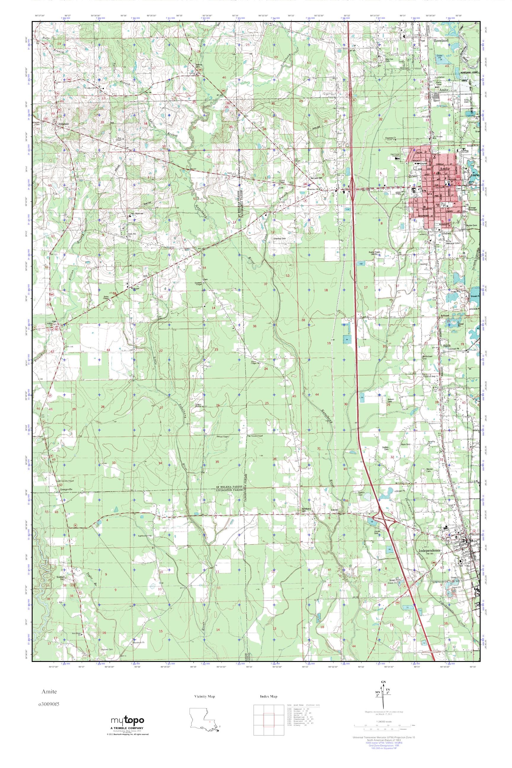 Where Is Amite La On The Map at Mildred Byrd blog