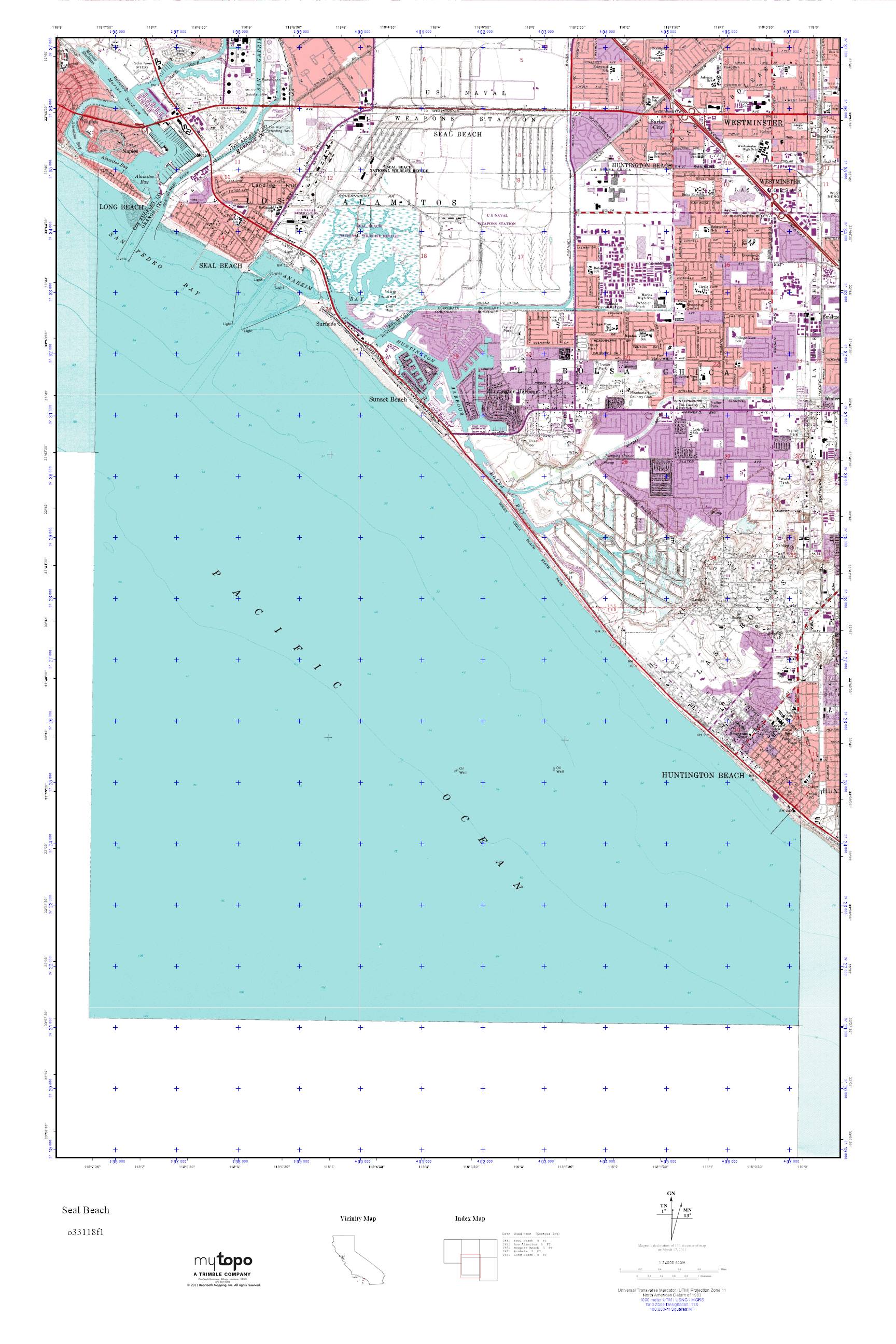 Seal Beach Ca Zip Code Map United States Map
