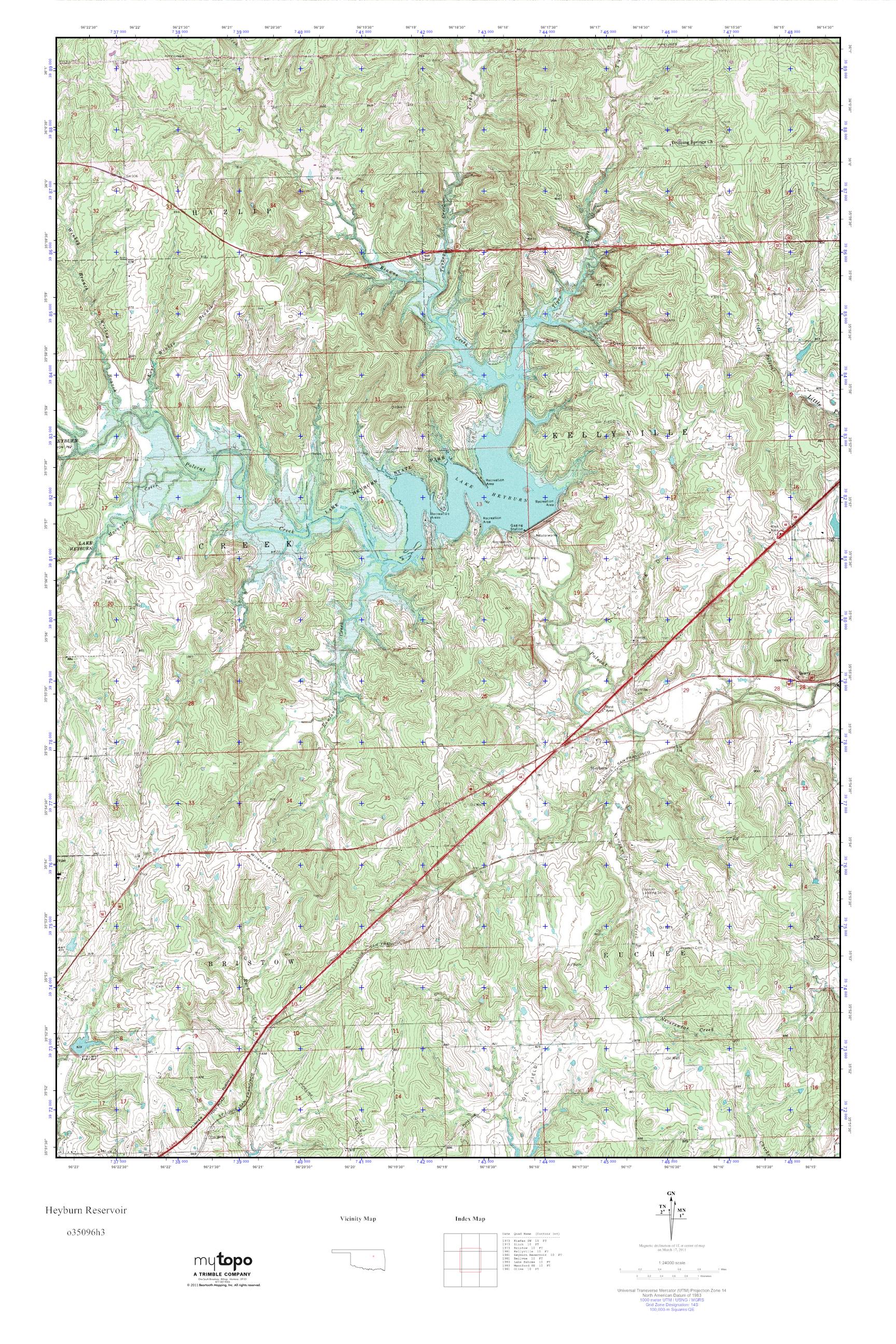 Heyburn State Park Map