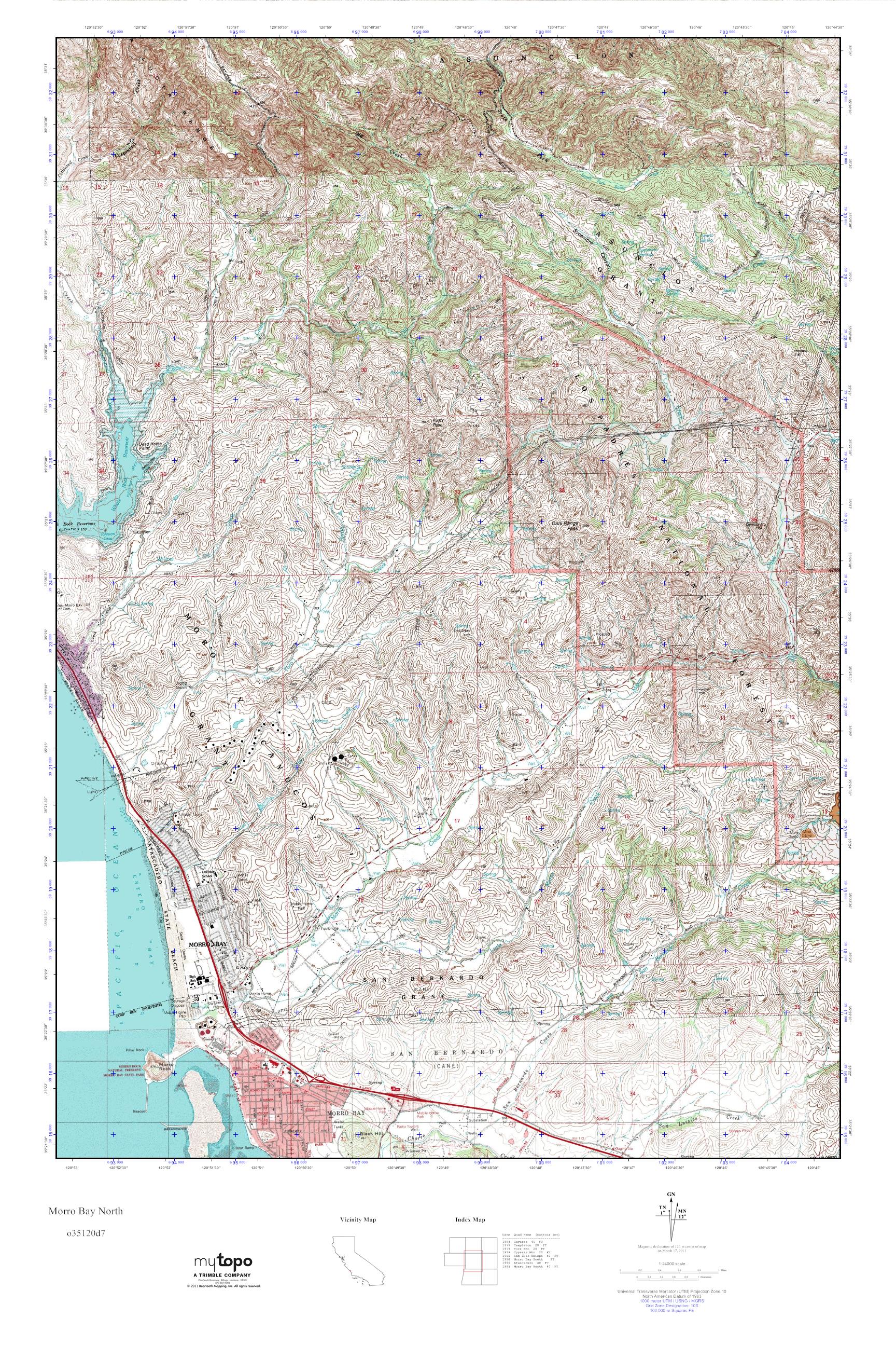 Morro Bay Zip Code Map United States Map