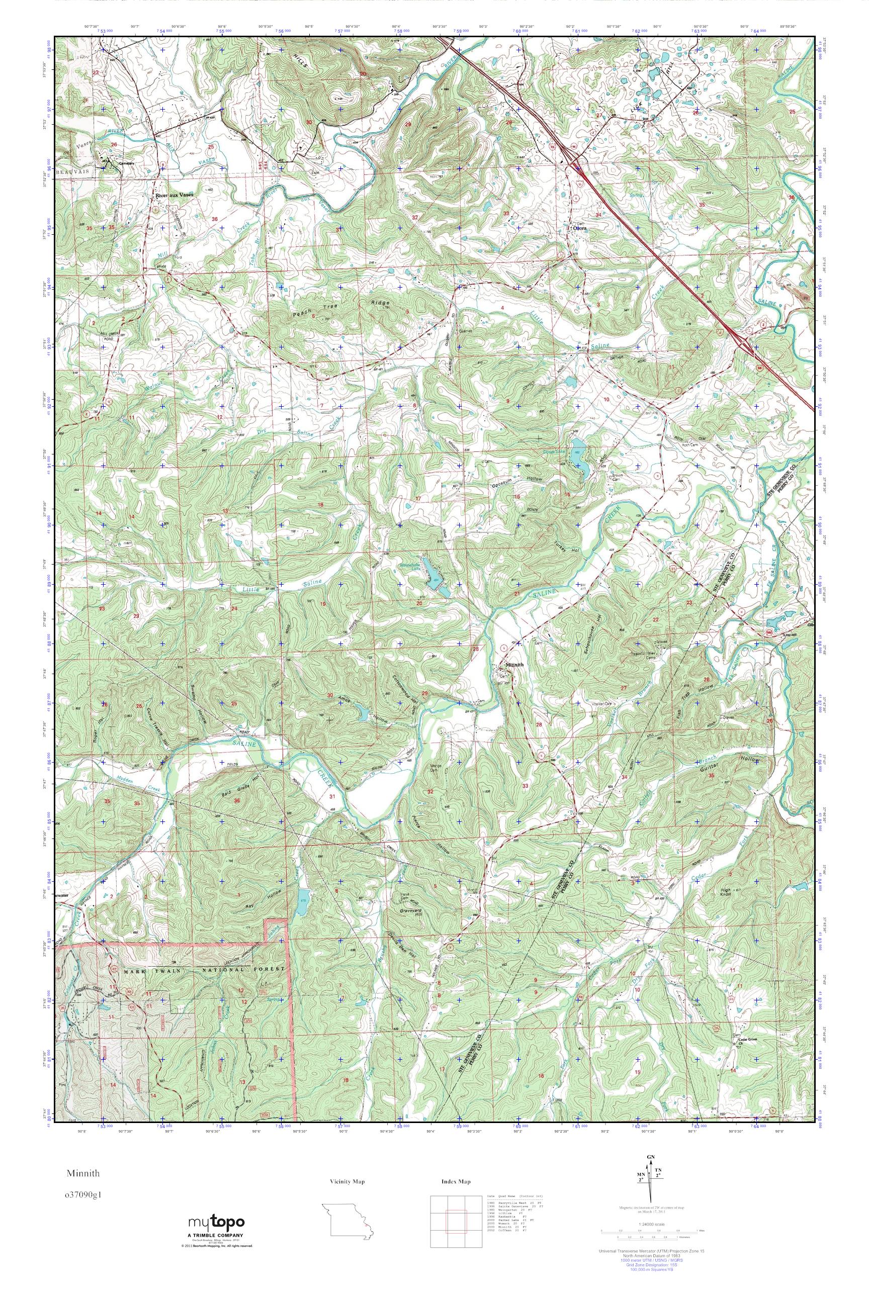 Missouri Topo Map