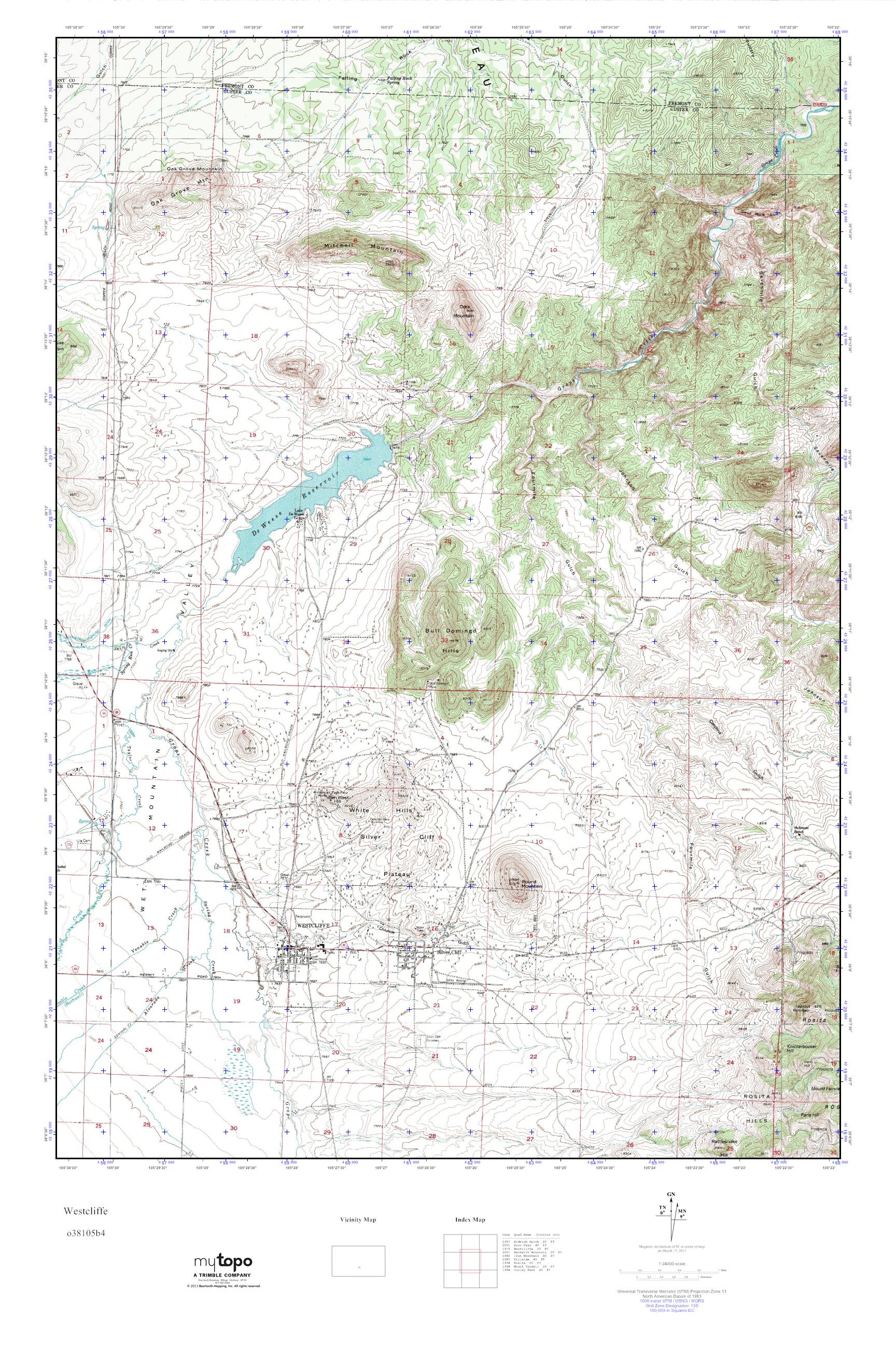 Westcliffe Colorado Map