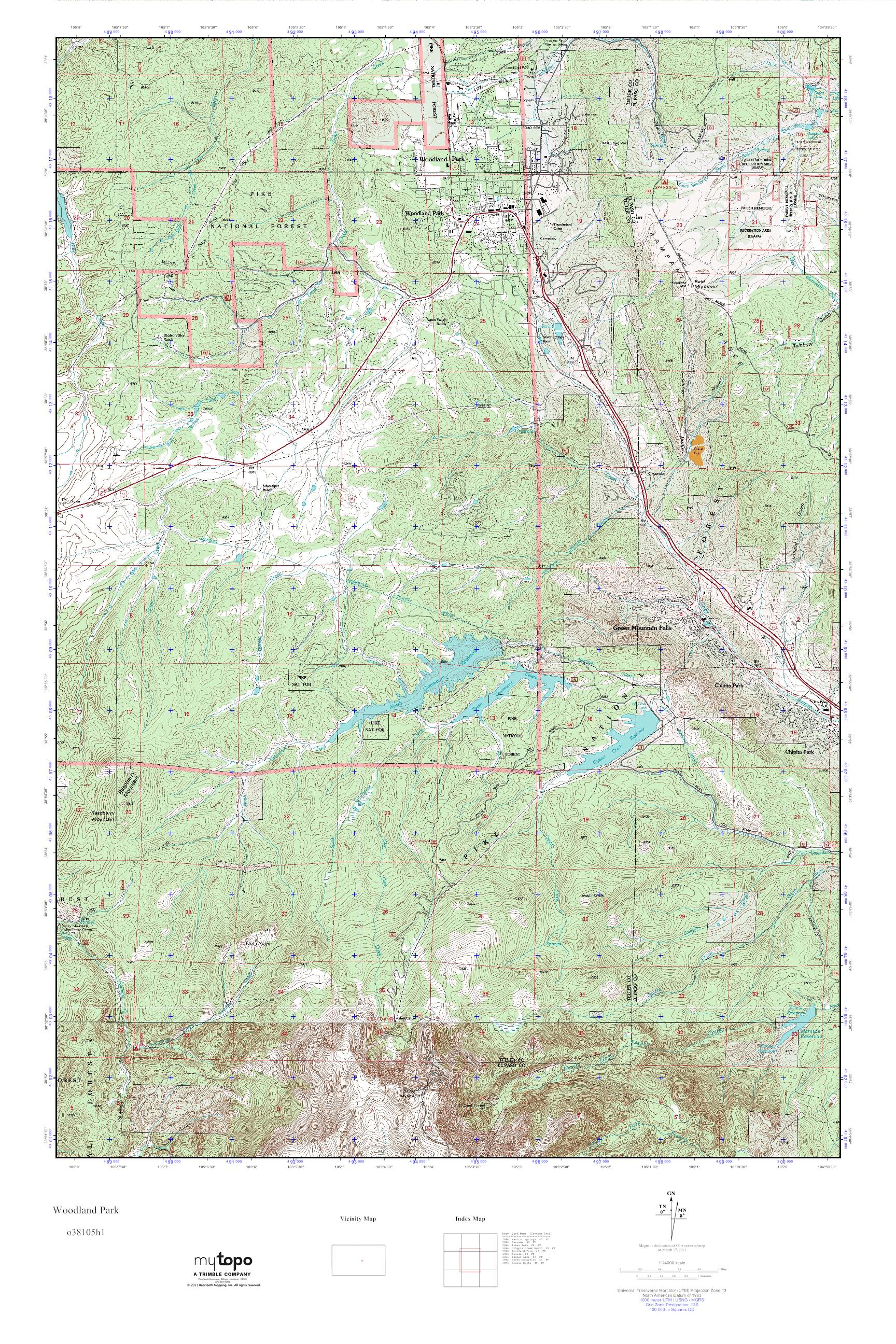 mytopo-woodland-park-colorado-usgs-quad-topo-map