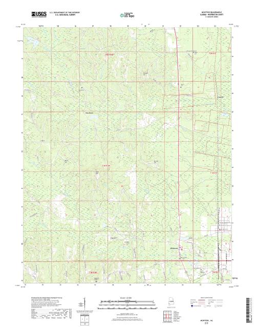 MyTopo McIntosh, Alabama USGS Quad Topo Map