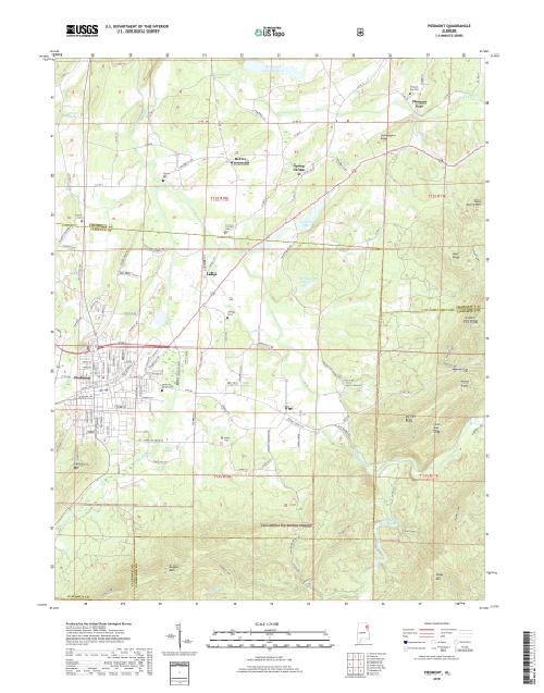 MyTopo Piedmont, Alabama USGS Quad Topo Map