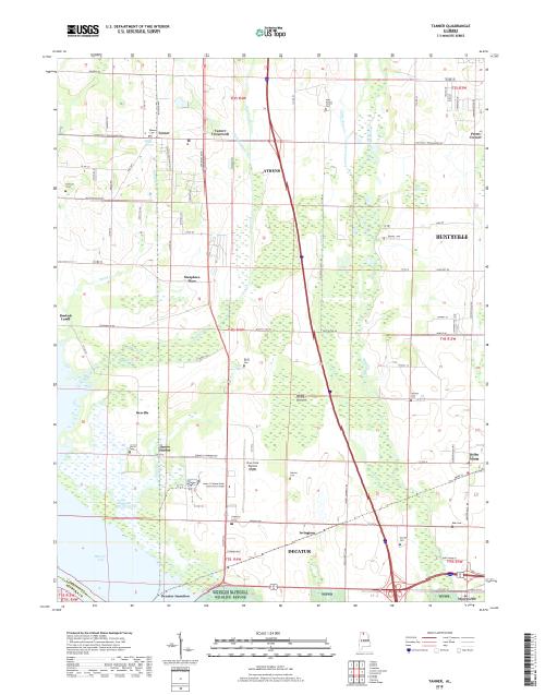 MyTopo Tanner, Alabama USGS Quad Topo Map
