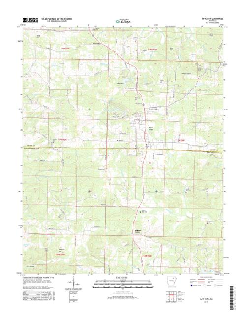 MyTopo Cave City, Arkansas USGS Quad Topo Map
