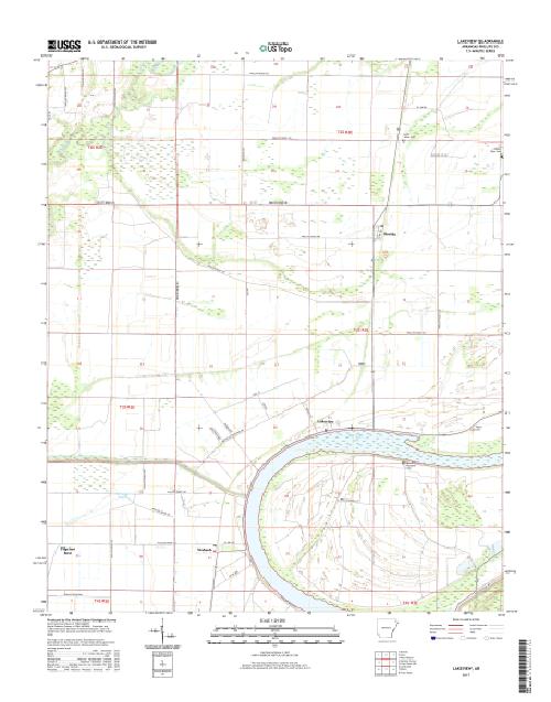 MyTopo Lakeview, Arkansas USGS Quad Topo Map
