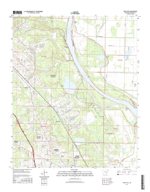 MyTopo White Hall, Arkansas USGS Quad Topo Map
