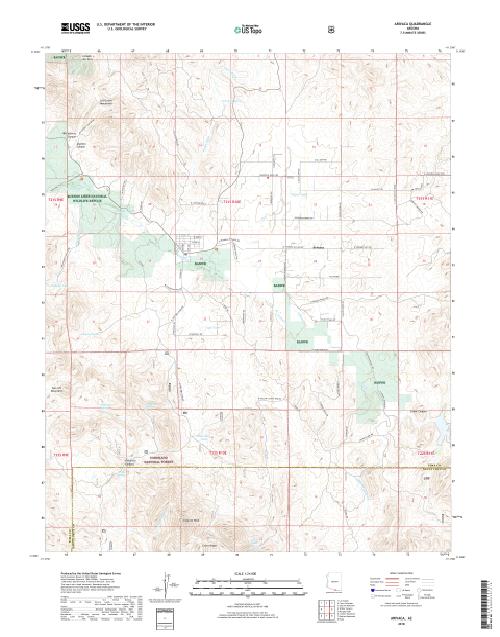MyTopo Arivaca, Arizona USGS Quad Topo Map
