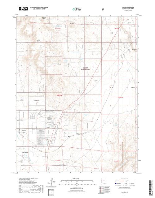 MyTopo Paulden, Arizona USGS Quad Topo Map