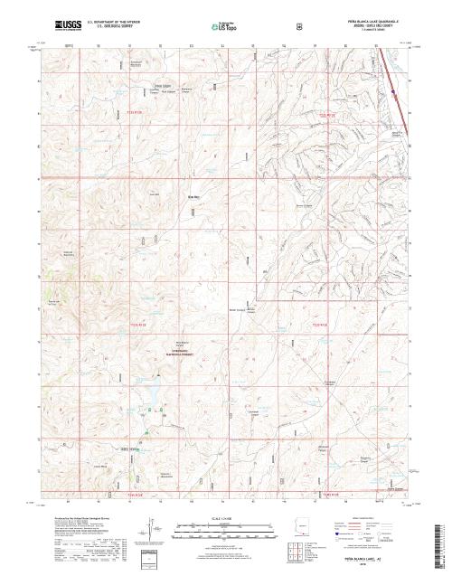 MyTopo Pena Blanca Lake, Arizona USGS Quad Topo Map