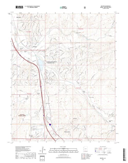 MyTopo Rio Rico, Arizona USGS Quad Topo Map