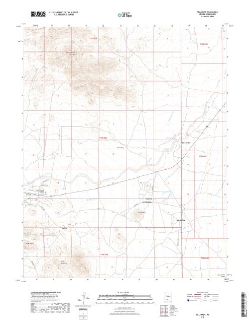 MyTopo Sells East, Arizona USGS Quad Topo Map