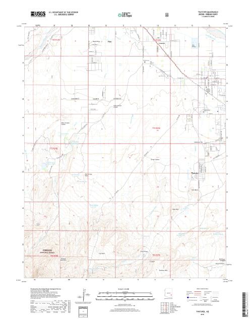 MyTopo Thatcher, Arizona USGS Quad Topo Map