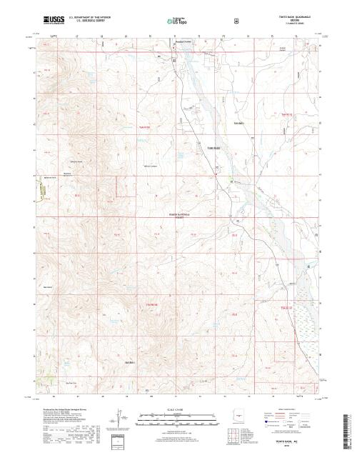 MyTopo Tonto Basin, Arizona USGS Quad Topo Map
