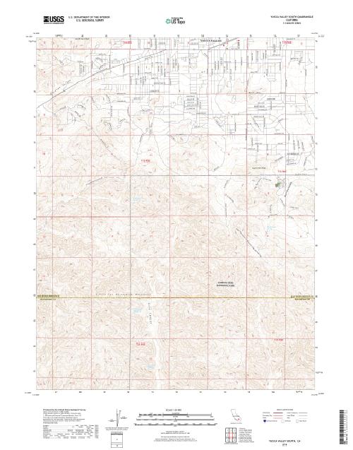 MyTopo Yucca Valley South, California USGS Quad Topo Map
