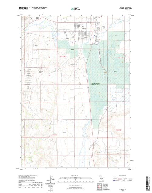 MyTopo Alturas, California USGS Quad Topo Map