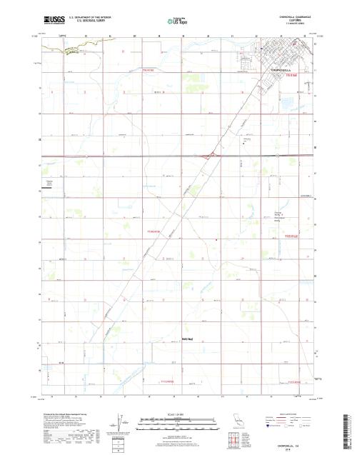MyTopo Chowchilla, California USGS Quad Topo Map