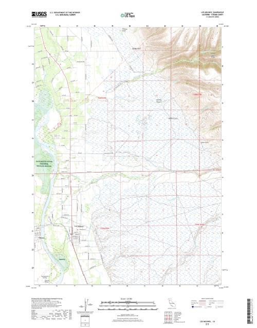 MyTopo Los Molinos, California USGS Quad Topo Map
