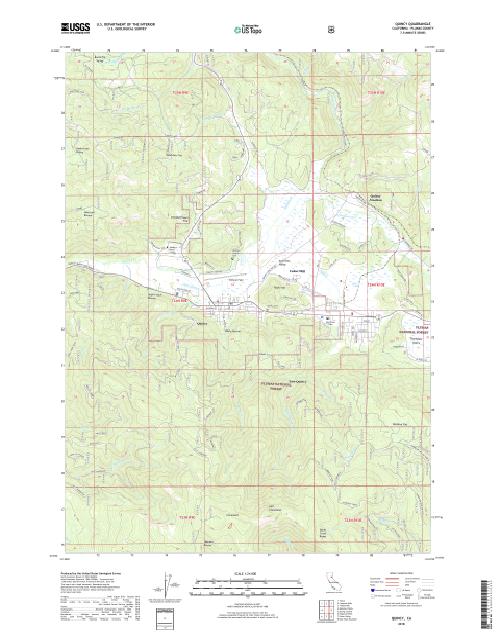 MyTopo Quincy, California USGS Quad Topo Map