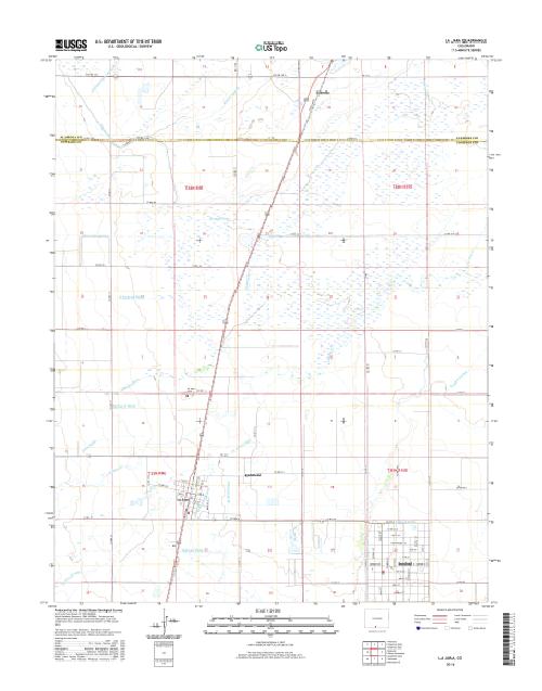 MyTopo La Jara, Colorado USGS Quad Topo Map