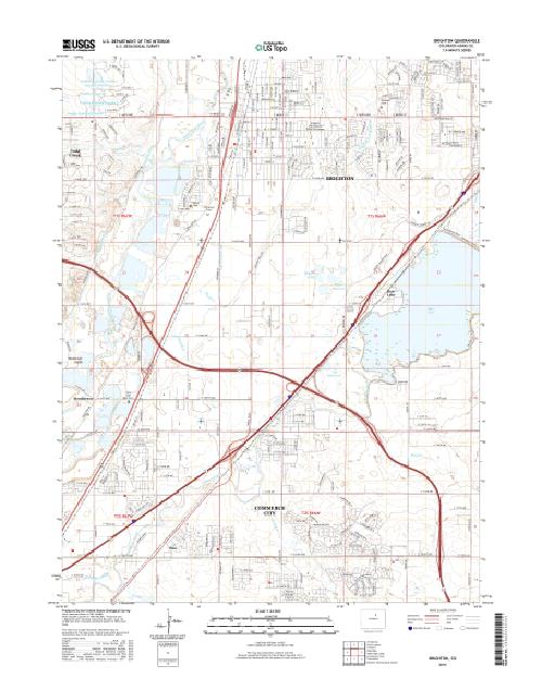 MyTopo Brighton, Colorado USGS Quad Topo Map