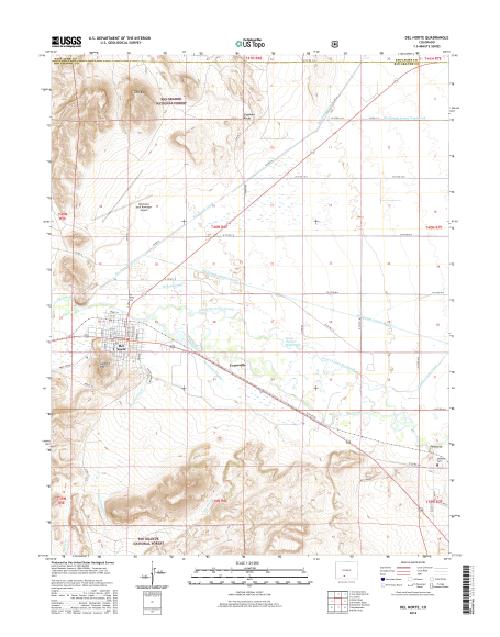 MyTopo Del Norte, Colorado USGS Quad Topo Map