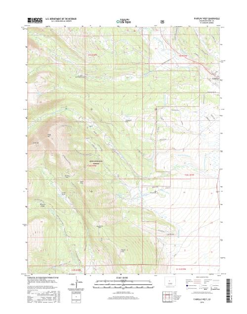 MyTopo Fairplay West, Colorado USGS Quad Topo Map