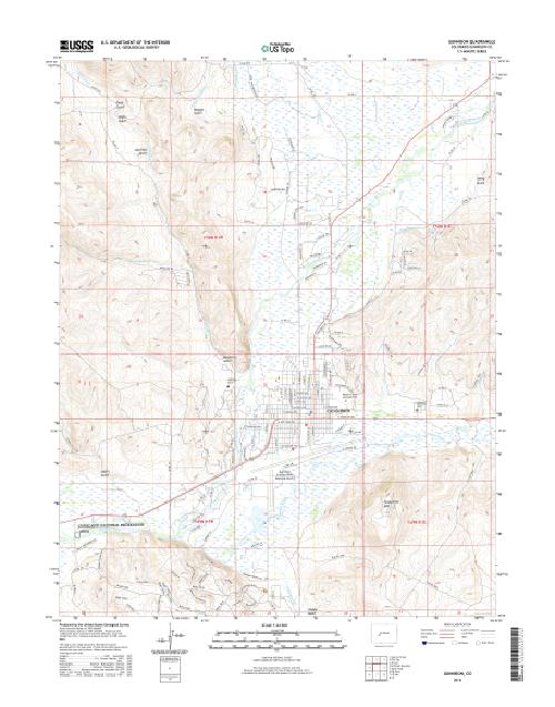 MyTopo Gunnison, Colorado USGS Quad Topo Map