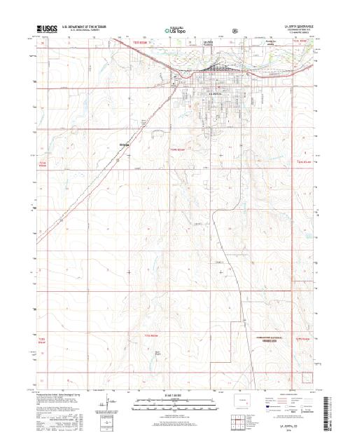 MyTopo La Junta, Colorado USGS Quad Topo Map
