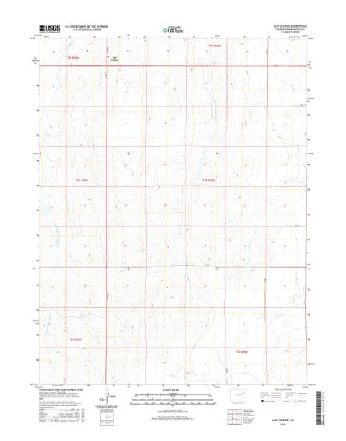 MyTopo Last Chance, Colorado USGS Quad Topo Map