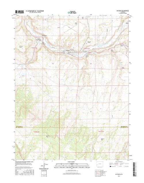 MyTopo Naturita, Colorado USGS Quad Topo Map