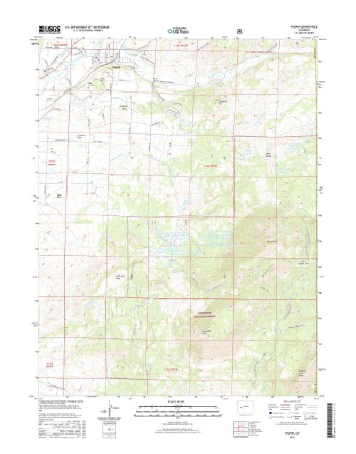 MyTopo Paonia, Colorado USGS Quad Topo Map