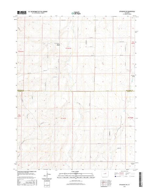 MyTopo Strasburg SW, Colorado USGS Quad Topo Map